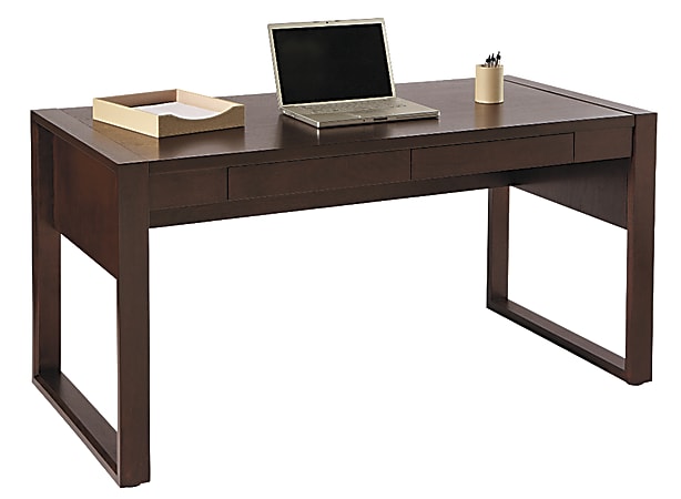 Realspace® Southport Parsons Desk, Chestnut