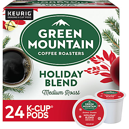 Green Mountain Coffee® Single-Serve Coffee K-Cup® Pods, Holiday Blend, Carton Of 24
