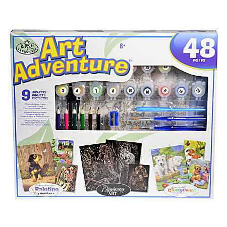 Royal & Langnickel Art Adventure Super Value Set, White 102 Set