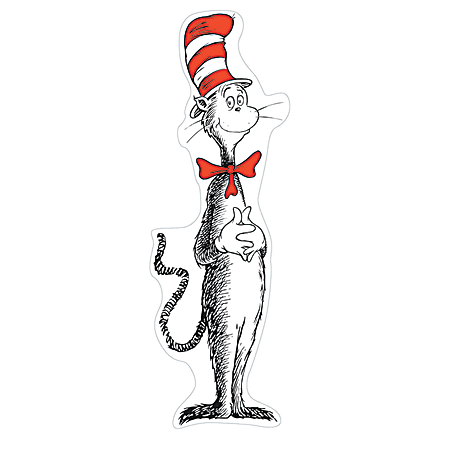 Eureka Giant Cat In The Hat™ Bulletin Board Set