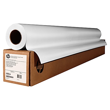 HP Premium Instant-Dry Satin Photo Paper, 42" x 100 1/16', FSC® Certified, White