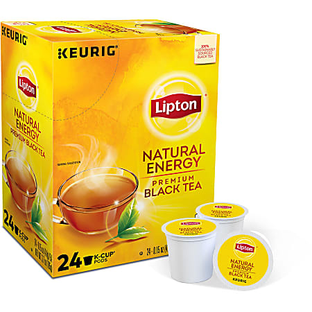 Lipton Natural Energy Tea Single Serve K Cups Oz Box Of 24