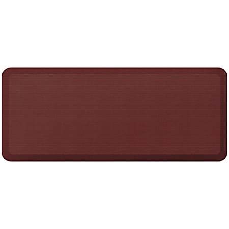 GelPro NewLife Designer Comfort Grasscloth Anti-Fatigue Floor Mat, 20" x 48", Crimson