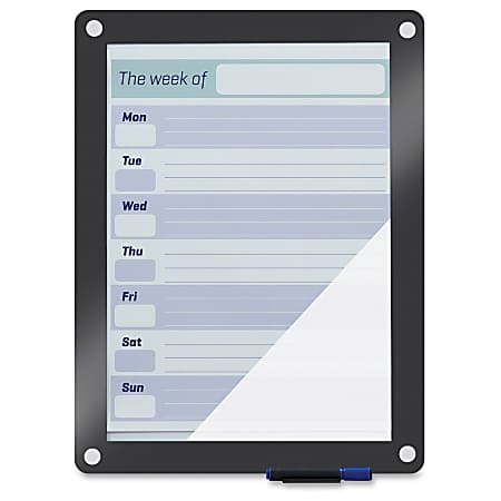 Iceberg Custom Print Glass Dry Erase Board - Glass Surface - White Back - Gray Frame - Assembly Required - 1 Each