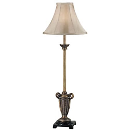Kenroy Hannah Buffet Lamps, Russet Silver/Light Gold, Pack Of 2