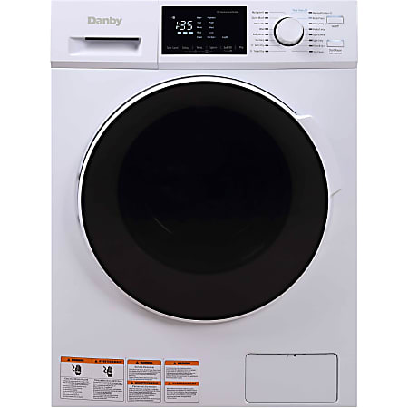 Danby 2.7 cu. ft. All-In-One Ventless Washer Dryer Combo - 14 Mode(s) - Front Loading - 2.70 ft³ Washer Capacity - 1300 Spin Speed (rpm) - 120 V AC Input Voltage - White