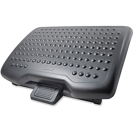 Mount-it! Ergonomic Under Desk Footrest, Height Adjustable Office Foot Rest  With 3 Height Levels