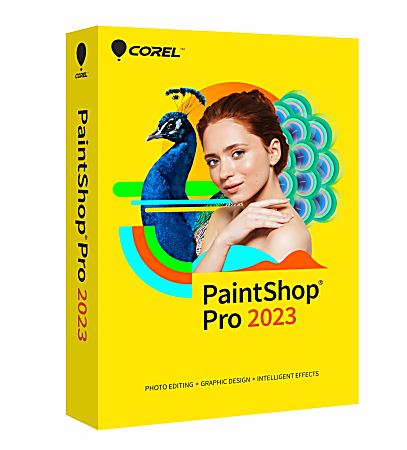 Corel® PaintShop™ Pro®, 2023, For Windows®, CD/Product Key