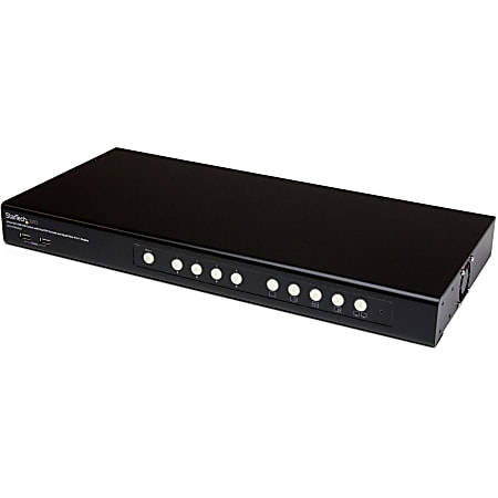 StarTech.com 4 Port DVI USB KVM Switch with Dual DVI Console and Quad-View 4-in-1 Display