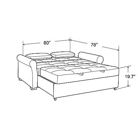 Serta henley queen convertible sofa sale