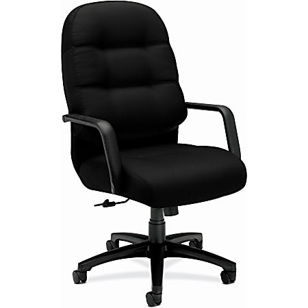 HON Pillow-Soft 2090 Series Executive High-Back Swivel/Tilt Chair, Black