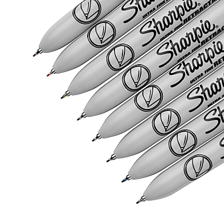Sharpie Ultra Fine Markers Pack of 8 Assorted Colors