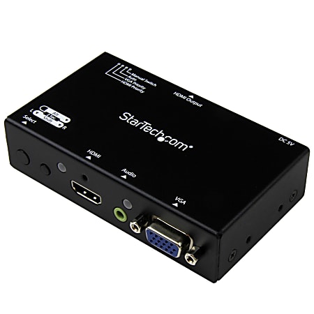 StarTech.com 2x1 HDMI + VGA to HDMI Converter
