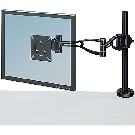 Fellowes® Adjustable Monitor Arm, Black