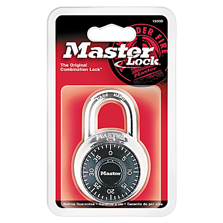 Master Lock Combination Padlock with Key! Great for Schools, Gym, Work Lockers!