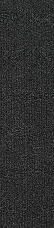 Foss Floors Edge Peel & Stick Carpet Planks, 9" x 36", Black Ice, Set Of 16 Planks