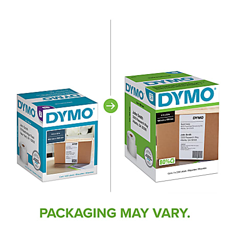 DYMO LabelWriter Model 30323 Shipping Labels 4 x 2 18 Roll Of 220 - Office  Depot