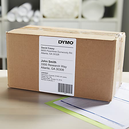 DYMO LabelWriter Model 30323 Shipping Labels 4 x 2 18 Roll Of 220 - Office  Depot