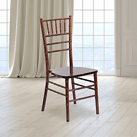 Flash Furniture HERCULES Series Chiavari Chair, Fruitwood