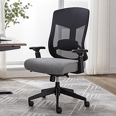 Serta Commercial Eco-2000 Big & Tall Ergonomic Mesh High-Back Executive Office Chair, Gray