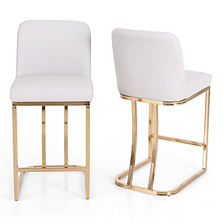 White leather bar on sale stools with arms