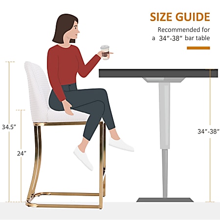 Bar stool size sales