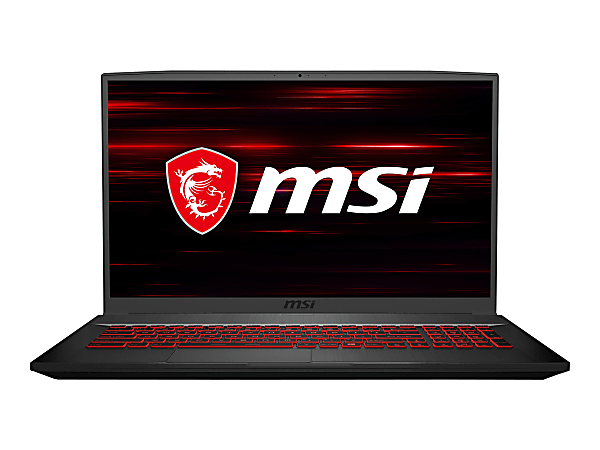 MSI GF75 THIN GF75 THIN 10SCXR-617 17.3" Gaming Notebook - Full HD - 1920 x 1080 - Intel Core i5 (10th Gen) i5-10300H 2.50 GHz - 8 GB RAM - 512 GB SSD - Aluminum Black - Intel HM470 SoC - Windows 10 Home