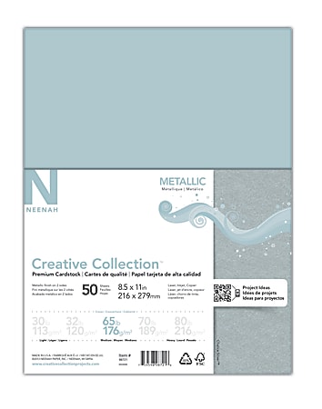 Silver Cardstock Paper | Silver Metallic Paper