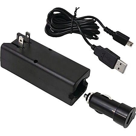 Rand McNally 3-in-1 Auto/AC Adapter - 110 V AC, 12 V DC, 220 V AC Input - 5 V DC Output