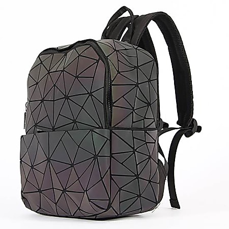 Iridescent geometric on sale backpack