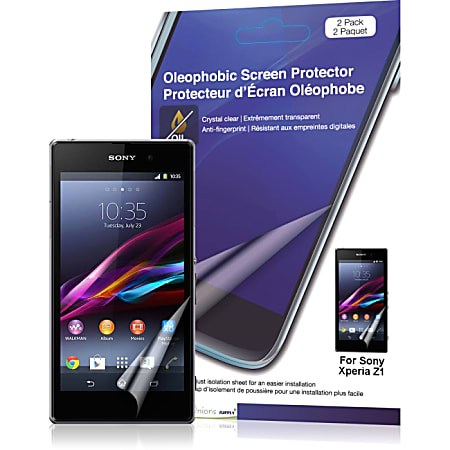 Green Onions Supply Crystal Oleophobic Screen Protector for Sony Xperia Z1 Crystal Clear
