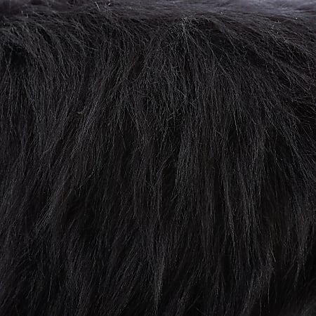 Linon faux sales fur foot stool