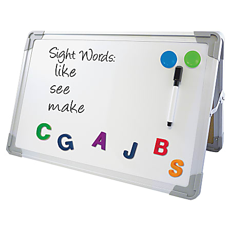 Dry Erase White Board Magnetic Desktop Whiteboard With Stand - Temu