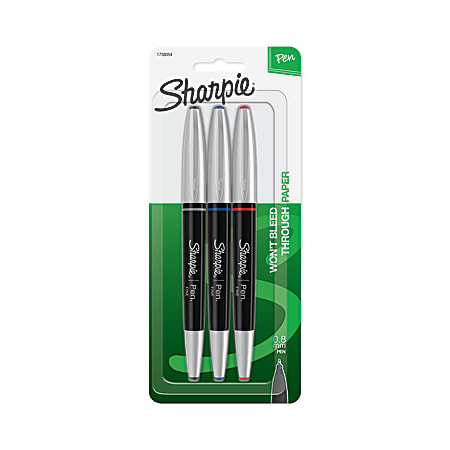 Sharpie Black 0.8mm Pen Stylo, 2 count