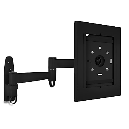 Mount-It! MI-3774B Secure Wall Mount For Select 10.1 - 10.5" Tablets, 8-11/16"H x 12-3/4"W x 3-1/2"D, Black