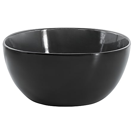 Gibson Home Urban Cafe Stoneware Serving Bowl, 10-5/16”, Gray