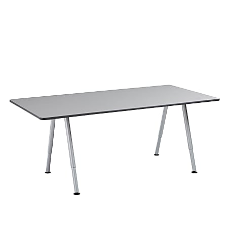 Iceberg OfficeWorks™ Freestyle Table Top, 72"W x 36"D, Gray (Legs Set sold separately)