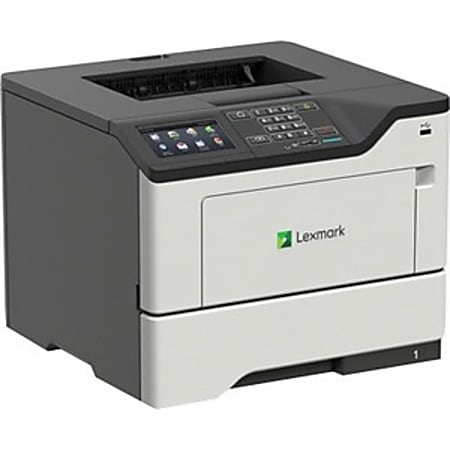 Lexmark MS620 MS622de Desktop Laser Printer - Monochrome - TAA Compliant - 50 ppm Mono - 1200 x 1200 dpi Print - Automatic Duplex Print - 650 Sheets Input - Ethernet - 175000 Pages Duty Cycle