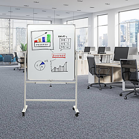 VidaXL Folding Magnetic Whiteboard 200 X 60 X 1.8 Cm Aluminium