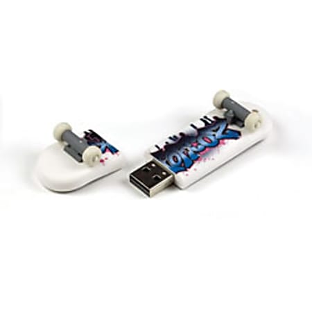 Action Sport Drives® Zoo York® SkateDrive® USB Flash Drive, 8GB, Freshalicious, ZY-SKATEFR/8G