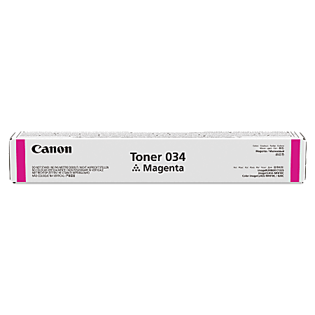 Canon® 34 pQ Magenta Toner Cartridge, 9452B001