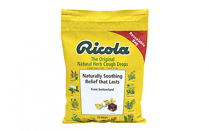Ricola Original Natural Herb Cough Drops, Pack Of 130 Cough Drops