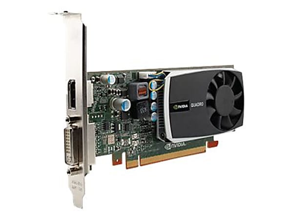 NVIDIA TDSourcing Quadro 600 - Graphics card - Quadro 600 - 1 GB GDDR3 - PCIe 2.0 x16 low profile - DVI, DisplayPort - refurbished - for HP Workstation z200, z210, z400, z600, z800