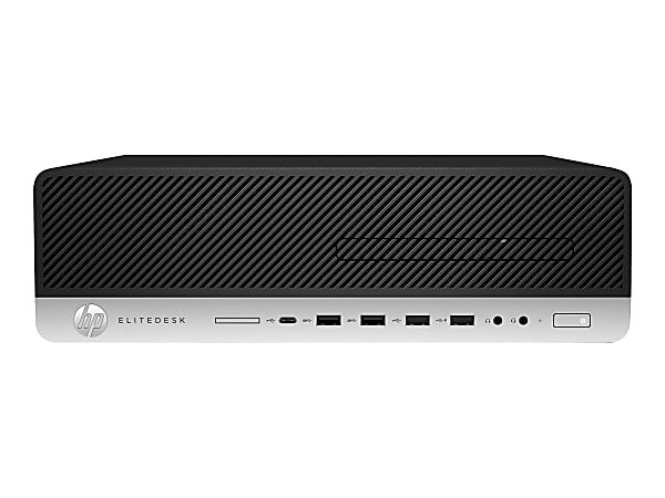HP EliteDesk 800 G5 - SFF - Core i5 9500 / 3 GHz - vPro - RAM 8 GB - SSD 256 GB - NVMe - DVD-Writer - UHD Graphics 630 - GigE - Win 10 Pro 64-bit - monitor: none - keyboard: US