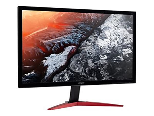 Acer KG241 24 Full HD LED LCD Monitor 169 Black 24 Class Twisted