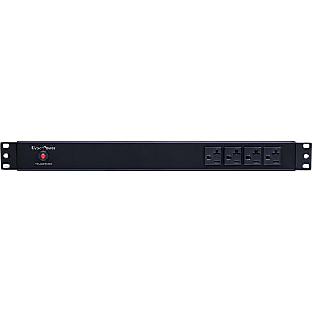 CyberPower Basic PDU20BT4F8R 12-Outlets PDU - 12 x NEMA 5-20R - 1U Rack-mountable, Zero U Vertical Rackmount
