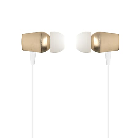BPM Stream Bluetooth® Metal In-Ear Earbuds, Gold