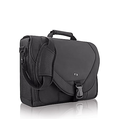 Solo® Classic 17" Messenger Bag, Black