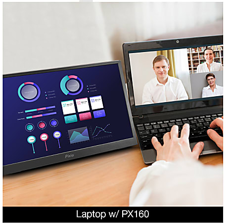 Pixio PX160 ブラック Pixio PX160 Certified Refurbished | 15.6 inch 1080p 60Hz IPS HDR