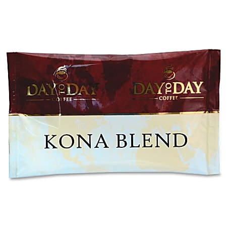 PapaNicholas Day To Day Kona Blend Coffee Pot Pack - Compatible with Drip-coffee Brewer - Regular - Day To Day Kona Blend - 42 / Box